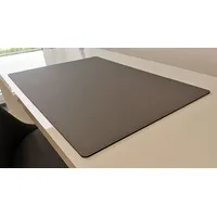 Schreibtischunterlage in Echt Leder Rindsleder 60cm x 40cm Grau