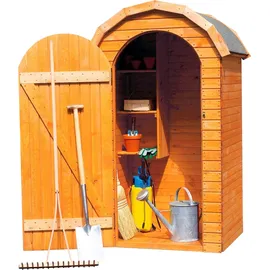 Promadino Geräteschrank Roma 1,10 x 0,83 m Braun