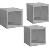 Mäusbacher Hängeregal 3er Set  grau