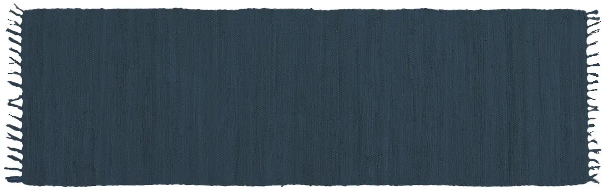 Tapis de couloir bleu foncé 60 x 200 cm AUBAGNE