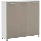 VOSS MÖBEL Santina 126 x 126 x 37 cm braun / braun