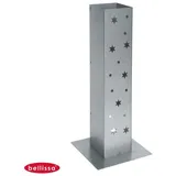 Bellissa Bellissa® Corten Feuersäule 70cm Lichtsäule Windlicht Säule Garten