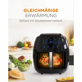 Tomons 5,5 l XXL Heißluftfritteuse