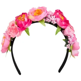 Boland 52218 - Tiara Lotus, Haarreif, "Rose", rosa