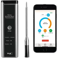 TFA Grillthermometer 70 m Edelstahl grau