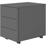 kompatible Ware Base Lite Rollcontainer grafit 3 Auszüge 39,5 x 54,8 x 51,0 cm