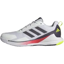 adidas Herren Novaflight 2 Indoor Shoes, Cloud White/Aurora Met. / Aurora Plum, 46 EU - 46 EU