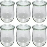 Weck Tulpenform-Glas 1062ml 6er Pack
