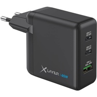 Xlayer Powercharger USB-C Schnellladegerät I 65W PD I GaN Charger I 3-Port