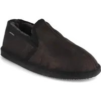 SHEPHERD Herren Lammfellhausschuh Bosse, matt black 49 - Schwarz - 49