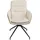 Mendler Esszimmerstuhl HWC-K32, Küchenstuhl Lehnstuhl Stuhl, drehbar Auto-Position, Stoff MVG ~ creme-beige