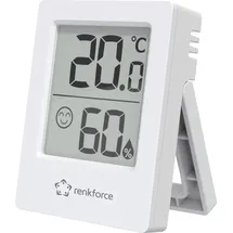 Renkforce Funk-Thermo-/Hygrometer Weiß RF-6417554