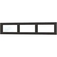 Fenster SKANHOLZ "Oberlicht", grau (anthrazit), B:147cm H:30cm, Holz, Glas, Fenster, 147 x 30 cm