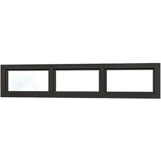 Fenster SKANHOLZ "Oberlicht", grau (anthrazit), B:147cm H:30cm, Holz, Glas, Fenster, 147 x 30 cm