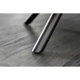 Riess-Ambiente Stuhl BIG GEORGE taupe Echtleder Microfaser mit Armlehne Retro Drehbarer Design