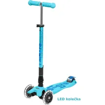 Micro Mobility Maxi Micro Deluxe faltbar LED bright blue
