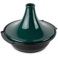 Peugeot Tagine ATLAS 30 cm Gusseisen mit Keramikdeckel waldgrün