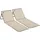 Outsunny Gartenliege 142 x 51 x 40 cm Blau/Weiß