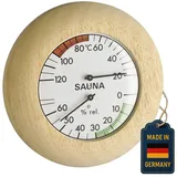 TFA Sauna Thermo-Hygrometer Beige 40.1028