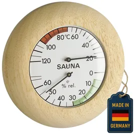 TFA Sauna Thermo-Hygrometer Beige 40.1028