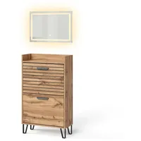 Vicco Garderobe Amber, Eiche Wotan, 59.8 x 100 cm