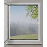 Magnetisches Moskitonetz Fenster, 80x100cm schwarz selbstklebendes
