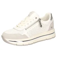Mustang Damen 1498-302 Schnuerhalbschuh, Weiss, 40