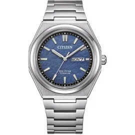 Citizen Eco-Drive Herren-Solaruhr Titan Blau