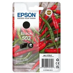 Epson Original 503 Chilischoten Druckerpatrone - schwarz (C13T09Q14010)