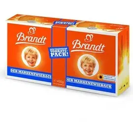 Brandt Markenzwieback Doppelpack 450G