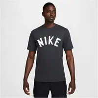 Nike Primary Swoosh Dri-FIT Funktions T-Shirt BLACK/BLACK/WHITE/WHITE