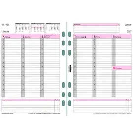 Chronoplan Wochenplan A5 Weiß 2027