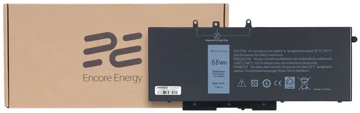 Neuer Encore Energy Akku für Dell Latitude 5280 5290 5480 5490 5491 5495 5580 5590 5591 Precision 3520 3530 7,6V 68Wh 8950mAh GJKNX