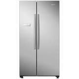 Hisense RS741N4AC2 Kühl-/ Gefrierkombination - Side-by-Side - 580 Liter Gesamtvolumen - Total No Frost - Multi Air Flow - Urlaubsmodus - Invertert... - Silber