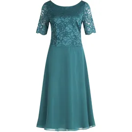 Vera Mont Cocktailkleid mit Spitze Grün 48