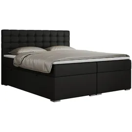 MKS Boxspringbett 160 x 200 cm H3 Schwarz