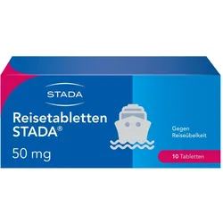 Reisetabletten STADA 50mg Dimenhydrinat 10 St