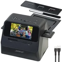 Somikon Fotoscanner: 3in1-Foto-, Dia- & Negativscanner mit 22 MP und HDMI-Ausgang, Akku (Scanner, Digitalisierer, Digitalisierung)