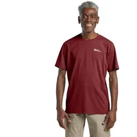 Jack Wolfskin Delgami Kurzarm-t-shirt - Deep Ruby - M