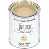 bianco Shabby® Beige Corda (Seil-Beige) - (1 Liter) Chalk Paint Kreidefarbe auf Wasserbasis für alle Oberflächen – geruchsneutral, einfach zu verarbeiten, extra matt