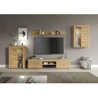 INOSIGN Wohnwand »Aosta, 4-tlg., bestehend aus: 2x Vitrine, Lowboard
