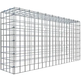 Gabiona C-Ring-Gabione-Anbaukorb Typ 3 50 x 100 x 20 cm Maschenw 5 x 5 cm