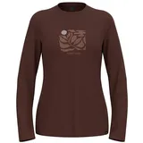 Odlo Merino 200 Nature Langarm-baselayer - Fudge - L