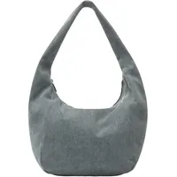 Liebeskind Berlin Farrah Schultertasche Baumwolle Blue Denim