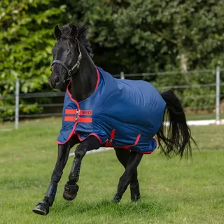 Horseware Mio Turnout Lite 0g - Dark Blue & Red - Dunkelblau/Rot