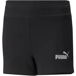 PUMA Ess+ Metallic Sweatshorts Mädchen PUMA black 140