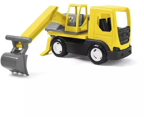 Wader: Tech Truck LKW mit Bagger - 27 cm