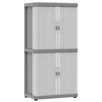 Kreher Rolladenschrank | Wandschrank | Hängeschrank | Universalschrank in toller, Neuer Optik. Mit leichtgängigen Schiebetüren. Bietet noch mehr Stauraum! (XL Universalschrank mit 4 Böden)