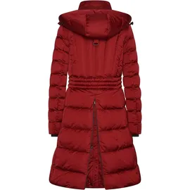 Euro-Star Lange Daunenjacke Frau Euro-Star Ferrera rot M