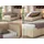 MKS JUGENDBETT ARVO 90/200 - Beige Plüsch - Foam-Matratze - Rechts Seite